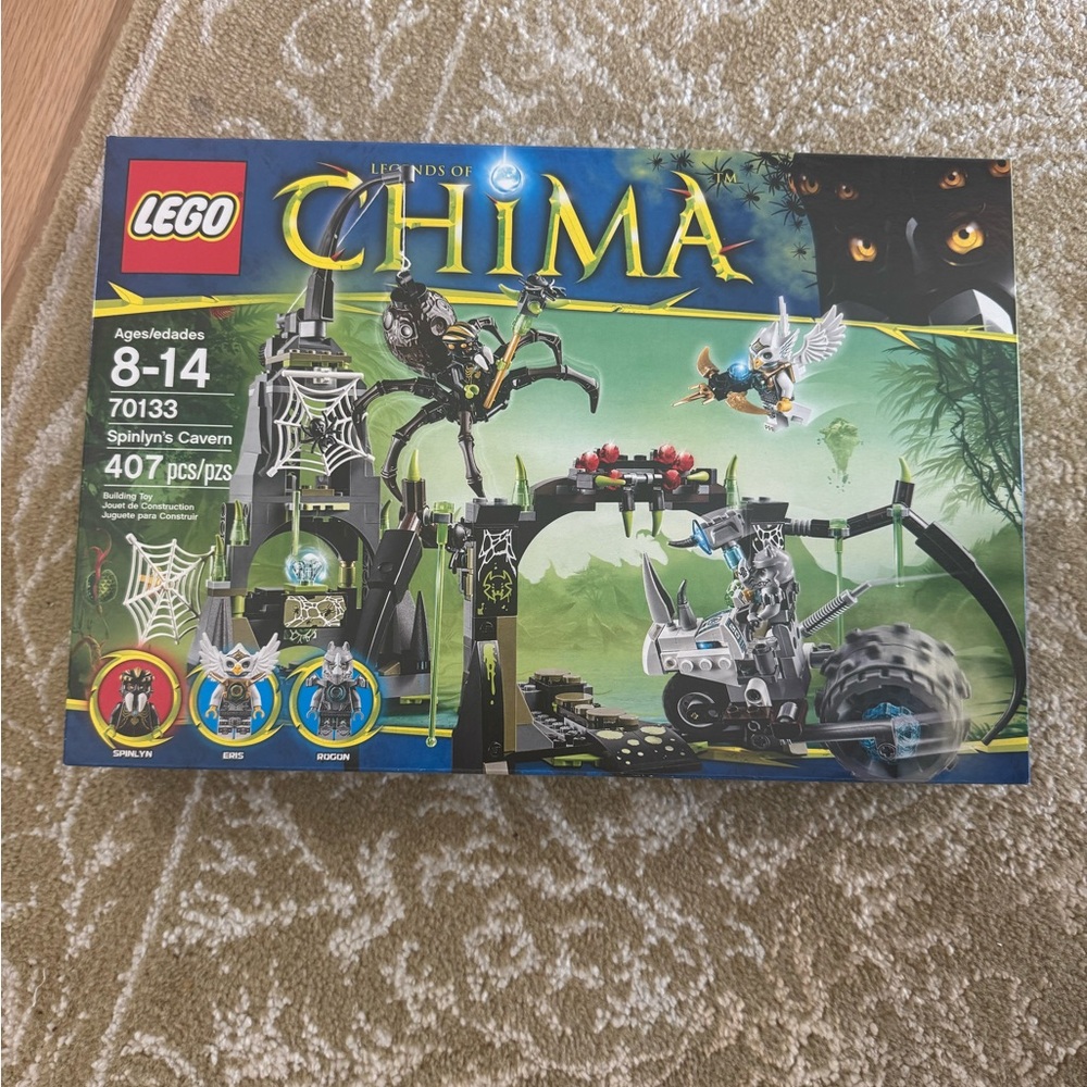 LEGO Legends of Chima: Spinlyn's Cavern, NIB / RARE / Unopened / Retired